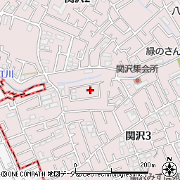 埼玉県富士見市関沢3丁目34-18周辺の地図