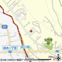 埼玉県飯能市上畑231周辺の地図