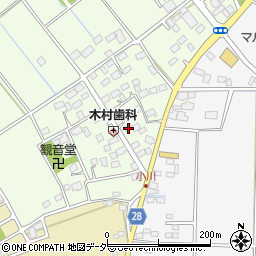 千葉県香取市下小川1464周辺の地図