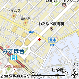 埼玉県富士見市東みずほ台1丁目4-13周辺の地図