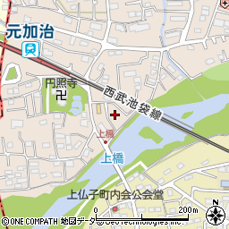 埼玉県入間市野田53周辺の地図