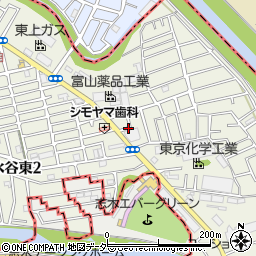 埼玉県富士見市水谷東3丁目33周辺の地図