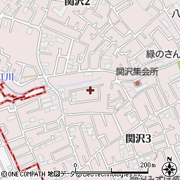 埼玉県富士見市関沢3丁目34-19周辺の地図