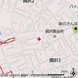 埼玉県富士見市関沢3丁目35-41周辺の地図