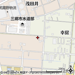 埼玉県三郷市茂田井191-2周辺の地図