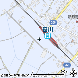 千葉県香取郡東庄町笹川い6周辺の地図