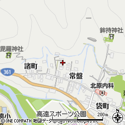 長野県伊那市高遠町西高遠諸町251周辺の地図