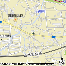 埼玉県入間市仏子1187周辺の地図
