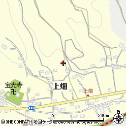 埼玉県飯能市上畑85周辺の地図