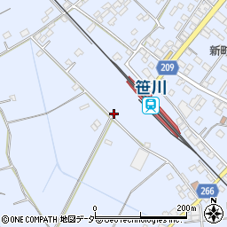 千葉県香取郡東庄町笹川い8周辺の地図