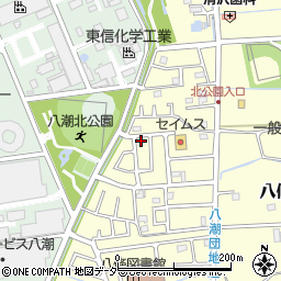 埼玉県八潮市八條2500-11周辺の地図