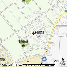 千葉県香取市下小川1466周辺の地図