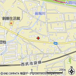 埼玉県入間市仏子1196周辺の地図