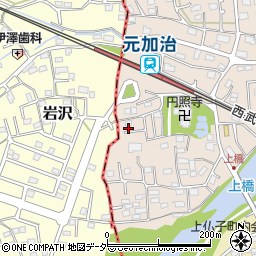 埼玉県入間市野田153周辺の地図