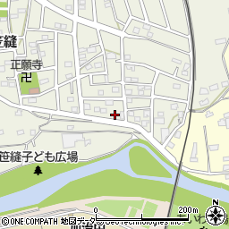 埼玉県飯能市笠縫205-3周辺の地図