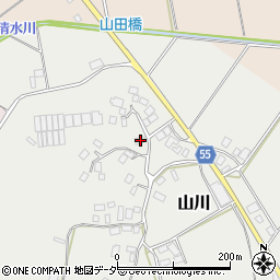 千葉県香取市山川131周辺の地図