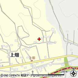 埼玉県飯能市上畑24周辺の地図
