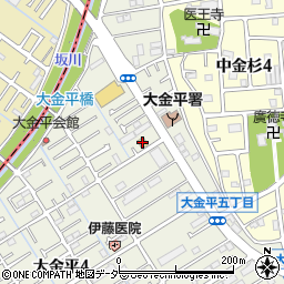 ファミリーマート松戸大金平店周辺の地図