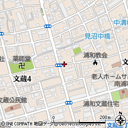 埼玉県さいたま市南区文蔵周辺の地図