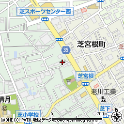 埼玉県川口市芝5345周辺の地図