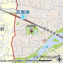 埼玉県入間市野田158周辺の地図