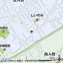 埼玉県狭山市北入曽390周辺の地図