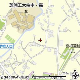 千葉県柏市増尾周辺の地図