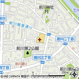 スーパーバリュー川口前川店周辺の地図