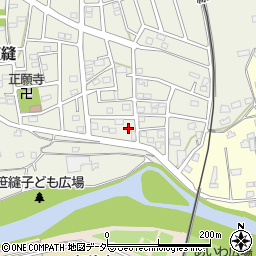 埼玉県飯能市笠縫205-1周辺の地図
