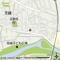 埼玉県飯能市笠縫194-4周辺の地図