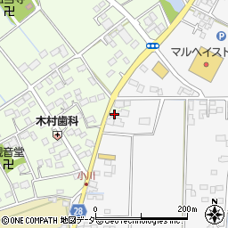 千葉県香取市下小川1476周辺の地図