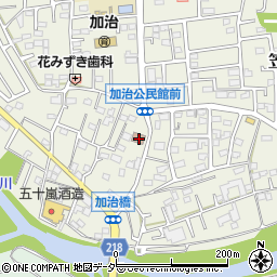 埼玉県飯能市笠縫59周辺の地図