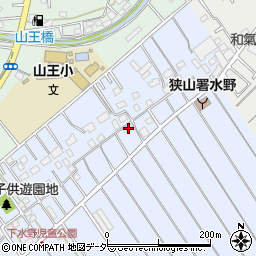 埼玉県狭山市水野55周辺の地図