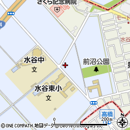 埼玉県富士見市水子3603周辺の地図