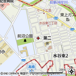 埼玉県富士見市水谷東2丁目9周辺の地図