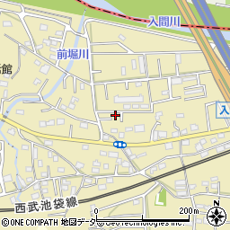 埼玉県入間市仏子1705周辺の地図