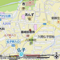 埼玉県入間市仏子1082周辺の地図