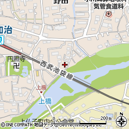 埼玉県入間市野田95周辺の地図