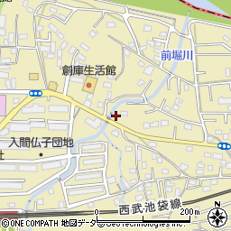 埼玉県入間市仏子1172周辺の地図