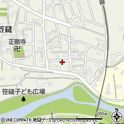 埼玉県飯能市笠縫201周辺の地図