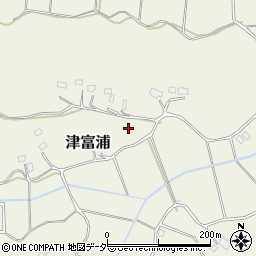 千葉県成田市津富浦388周辺の地図
