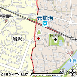 埼玉県入間市野田165周辺の地図