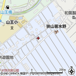 埼玉県狭山市水野54周辺の地図