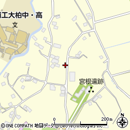 千葉県柏市増尾796周辺の地図