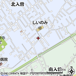 埼玉県狭山市北入曽391-3周辺の地図