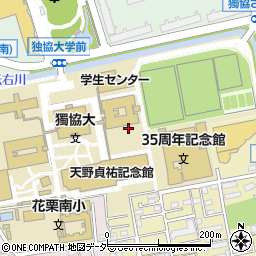 埼玉県草加市学園町周辺の地図