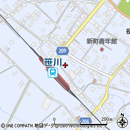 千葉県香取郡東庄町笹川い5565-3周辺の地図
