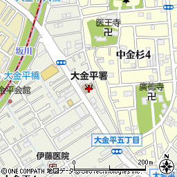 松戸市消防局大金平消防署周辺の地図