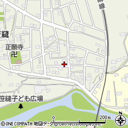埼玉県飯能市笠縫206周辺の地図