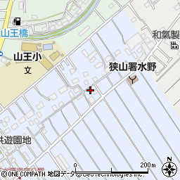 埼玉県狭山市水野42周辺の地図
